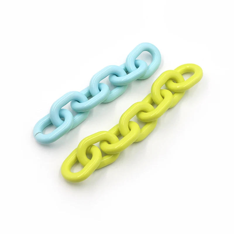 Chaîne de sacs colorés au citron bleu