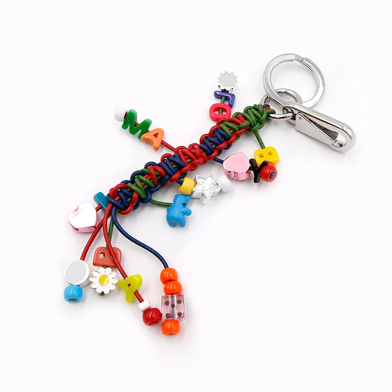 Porte-clés tissé de vigne coloré