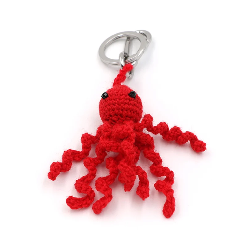 Kidchain de poulpe moelleux rouge